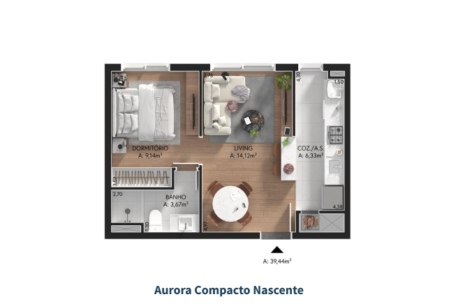 Planta do apartamento