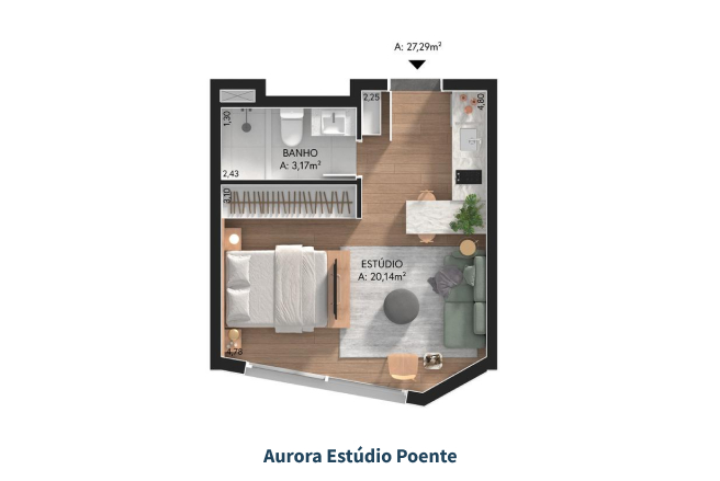 Planta do apartamento