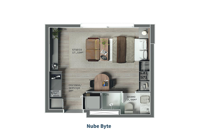 Planta do apartamento