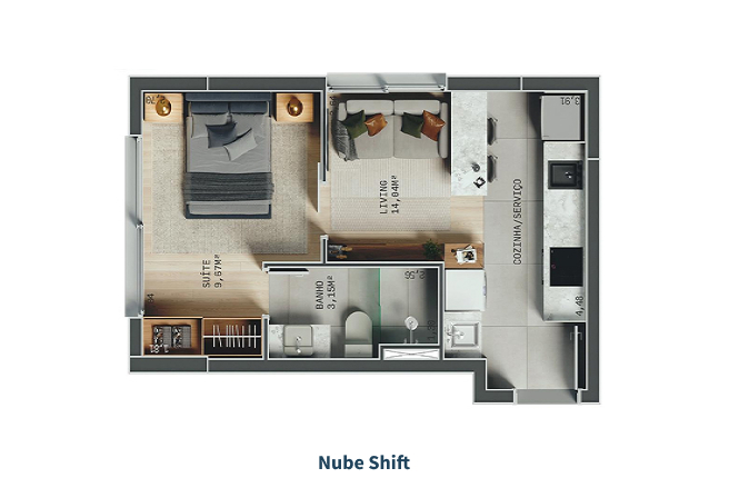 Planta do apartamento